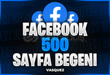 ⭐ Facebook 500 Sayfa Beğeni ⭐