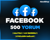 ⭐FACEBOOK 500 YORUM | KALİTELİ⭐