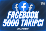 ⚡ Facebook 5.000 Adet Garantili Takipçi ⚡