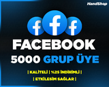 ⭐FACEBOOK 5000 GRUP ÜYE | KALİTELİ⭐