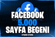 ⭐ Facebook 5000 Sayfa Beğeni