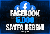 ⭐ Facebook 5000 Sayfa Beğeni ⭐