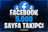 ⭐ Facebook 5000 Sayfa Takipçi ⭐