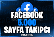 ⭐ Facebook 5000 Sayfa Takipçi