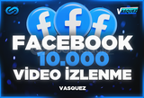 ⭐ Facebook 10.000 Video İzlenme ⭐