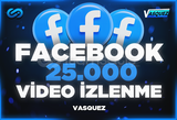 ⭐ Facebook 25.000 Video İzlenme ⭐