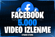 ⭐ Facebook 5000 Video İzlenme