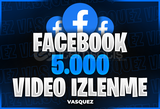 ⭐ Facebook 5000 Video İzlenme ⭐