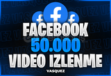 ⭐ Facebook 50.000 Video İzlenme ⭐