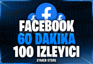 ⭐Facebook 60 Dakika - 100 Canlı İzleyici 