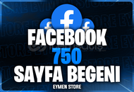 ⭐ Facebook 750 Sayfa Beğeni