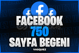 ⭐ Facebook 750 Sayfa Beğeni ⭐