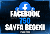 ⭐Facebook 750 Sayfa Beğeni⭐