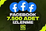 ✨FaceBook 7.500 Adet İzlenme!