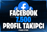 ⭐Facebook 7500 Profil Takipçi⭐