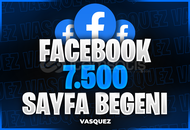 ⭐ Facebook 7500 Sayfa Beğeni ⭐