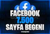 ⭐ Facebook 7500 Sayfa Beğeni ⭐