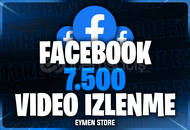 ⭐ Facebook 7500 Video İzlenme