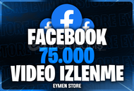 ⭐ Facebook 75.000 Video İzlenme