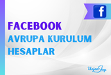 Facebook Avrupa Kurulum Hesaplar