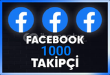 ⭐Facebook [GARANTİLİ] 1000 Gerçek Takipçi⭐