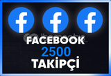 ⭐Facebook [GARANTİLİ] 2500 Gerçek Takipçi⭐