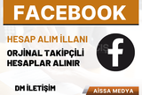 FACEBOOK HESAP ALINACAK