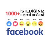 Facebook İstediğiniz Emoji Beğeni 1000 Adet