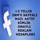 FACEBOOK KİMLİK ONAYLI MAİLLİ 2BMLİ HESAPLAR