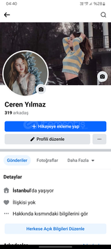 Facebook kız hesabı 