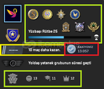 FACEİT+10K OYUN+8 MADALYA 415 WİN 726 SAAT 