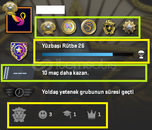 FACEİT+ 13K OYUN+5 MADALYA 109 WİN 558 SAAT 