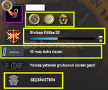 FACEİT+16K OYUN+3 MADALYA 43 WİN 215 SAAT 