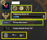 FACEİT+ 3 MADALYA 105 WİN 186 SAAT SEÇKİN HESAP