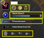 FACEİT+ 3 MADALYA 41 WİN 170 SAAT SEÇKİN