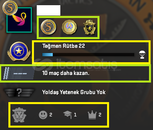 FACEİT+ 3 MADALYA 68 WİN 141 SAAT SEÇKİN HESAP