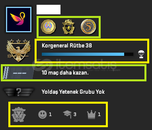 FACEİT+ 3 MADALYA 96 WİN 207 SAAT SEÇKİN HESAP