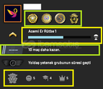 FACEİT+ 4 MADALYA 107 WİN 323 SAAT SEÇKİN