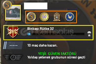 FACEİT+ 4 MADALYA 350 WİN 610 SAAT SEÇKİN