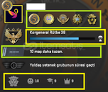 FACEİT+ 5 MADALYA 384 WİN 706 SAAT SEÇKİN HESAP