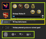 FACEİT+ 6 MADALYA 296 WİN 1613 SAAT SEÇKİN