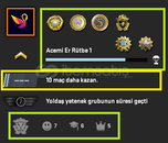 FACEİT+ 6 MADALYA 622 WİN 1454 SAAT SEÇKİN 