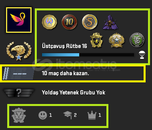 FACEİT+ 7 MADALYA 113 WİN 423 SAAT SEÇKİN