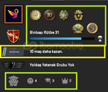 FACEİT+ 7 MADALYA 560 WİN 2186 SAAT SEÇKİN