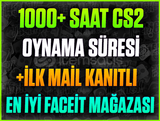 ⭐️FACEİT HAZIR❤️1000-1500+ SAAT CS2❤️+İLK MAİL