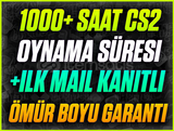 ⭐️FACEİT HAZIR❤️1000-1500+ SAAT CS2❤️+İLK MAİL