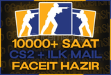 ⭐️FACEİT HAZIR⭐️10000+ SAAT CS2⭐️+İLK MAİL