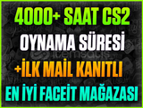 ⭐️FACEİT HAZIR❤️4000+ SAAT CS2❤️+İLK MAİL!