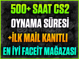 ⭐️FACEİT HAZIR❤️500+ SAAT CS2❤️+İLK MAİL