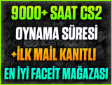 ⭐️FACEİT HAZIR❤️9000+ SAAT CS2❤️+İLK MAİL!